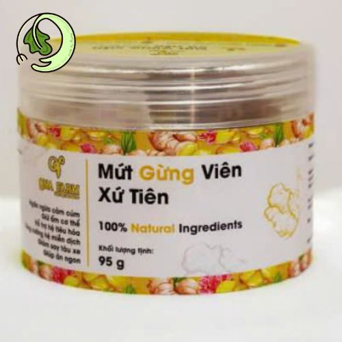 Mứt gừng viên Xứ Tiên