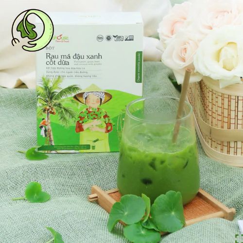 Bột rau má đậu xanh cốt dừa