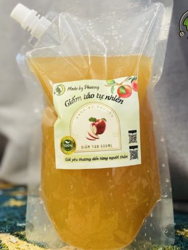 Giấm táo tự nhiên nhà làm - 1000 túi Zipper MbP