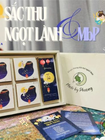 Bộ quà Trung thu Sắc thu ngọt lành - Hộp giấy MbP