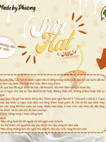 Set làm sữa hạt đẹp đủ - Hạt mix yêu thích - Vị ngọt chà là MbP - 2