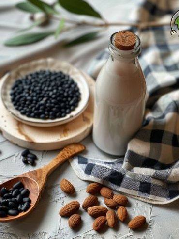 Set làm sữa hạt đẹp đủ - Mè đen mix - Vị ngọt chà là MbP